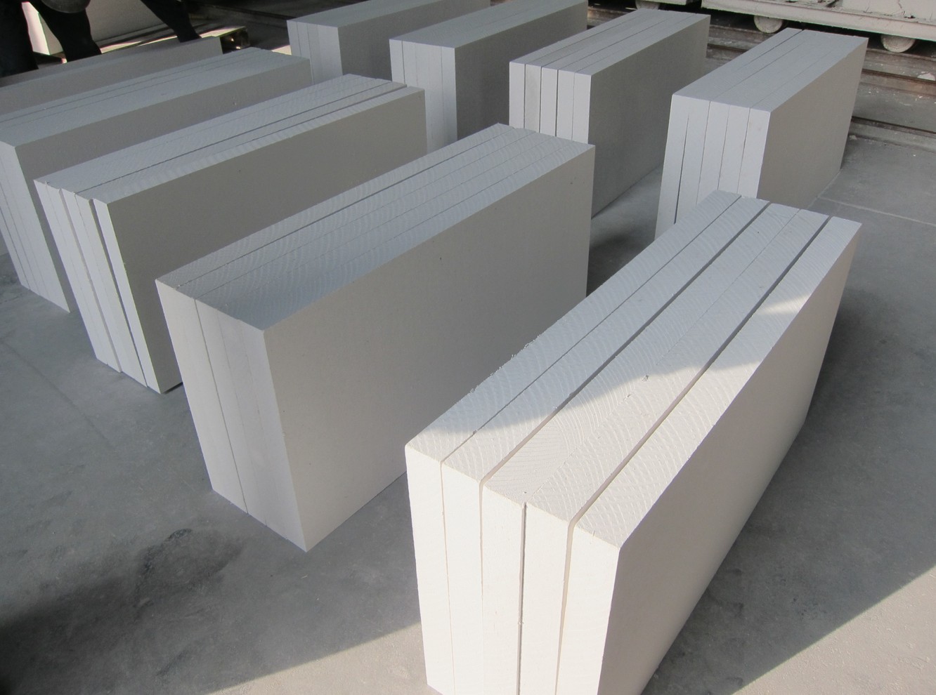 calcium silicate board 300kg/m3 surface detail close up